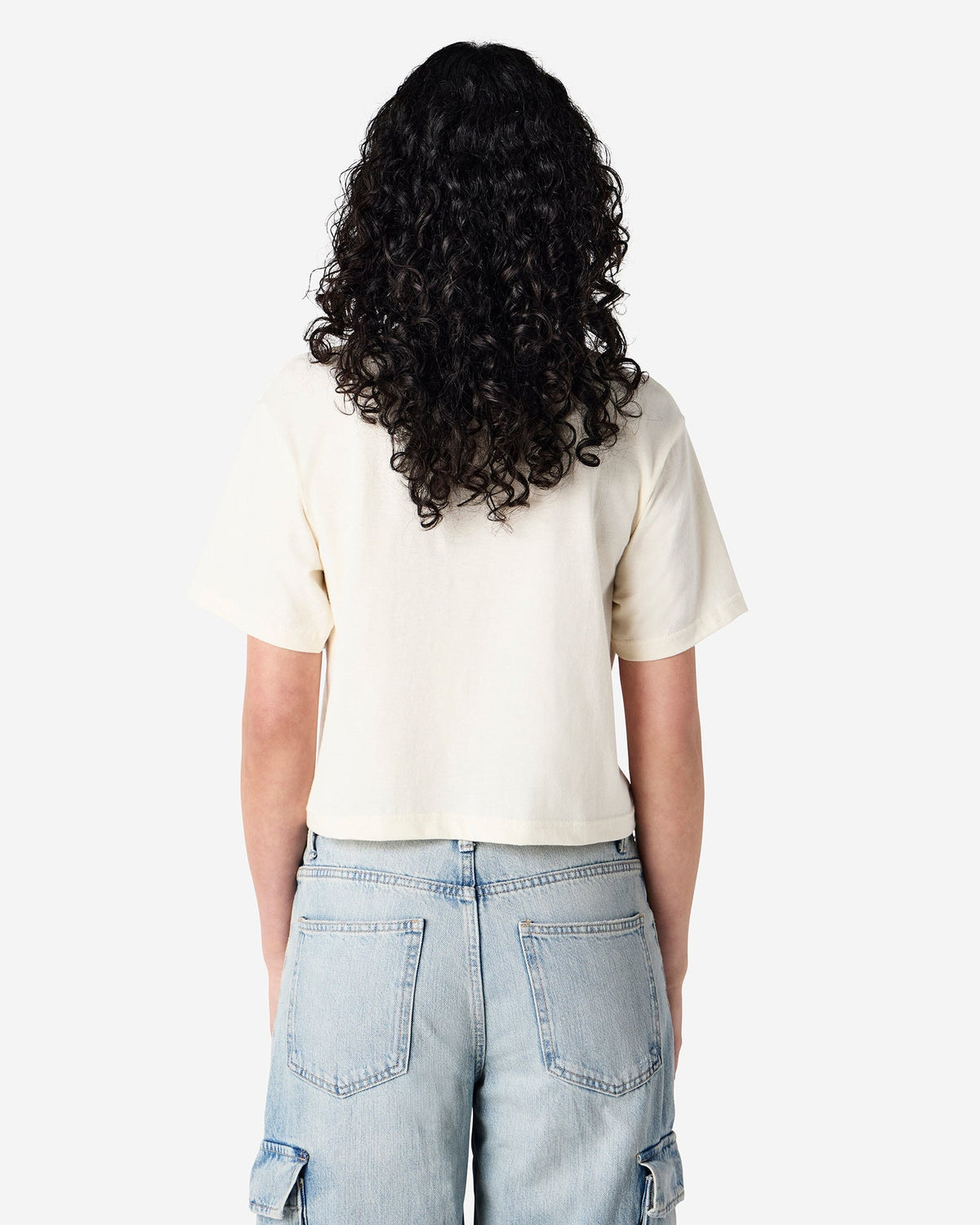 102 American Apparel Women's Fine Jersey Boxy T-Shirt