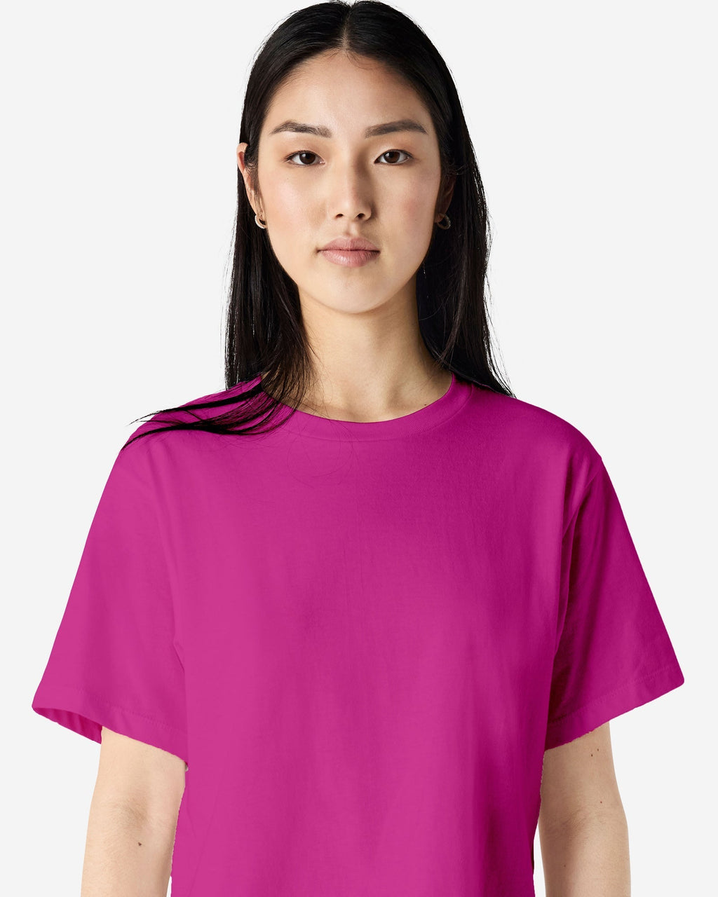 102 American Apparel Women's Fine Jersey Boxy T-Shirt
