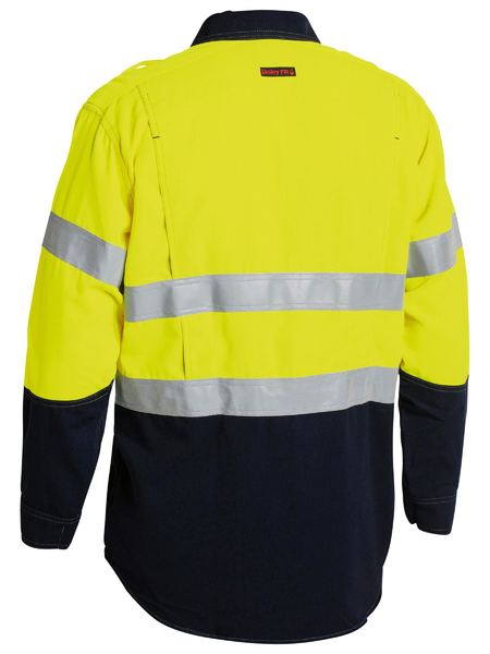 Bisley TenCate Tecasafe® Plus 700 Taped Hi Vis FR Vented Shirt - BS8082T