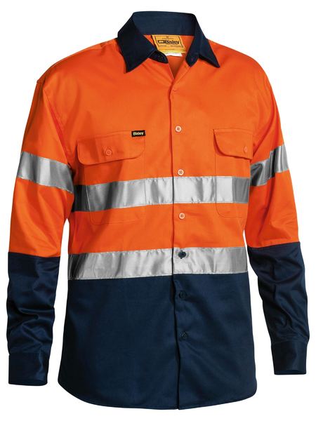 Bisley Taped Hi Vis Drill Shirt - BT6456