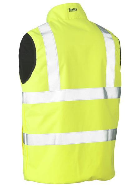 Bisley Taped Hi Vis Reversible Puffer Vest - BV0330HT