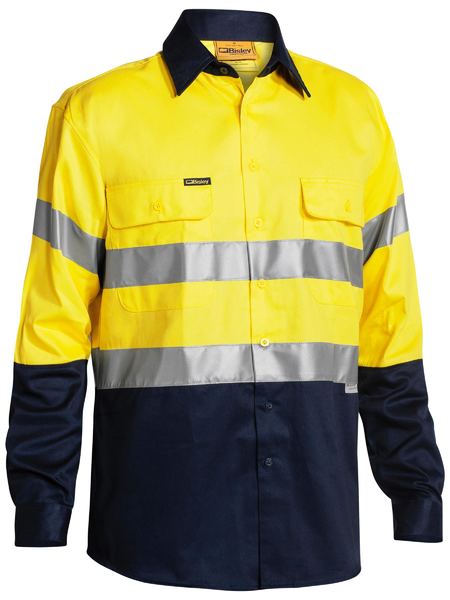 Bisley Taped Hi Vis Drill Shirt - BT6456