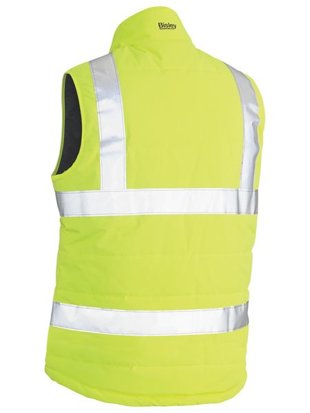 Bisley Taped Hi Vis Puffer Vest - BV0329HT