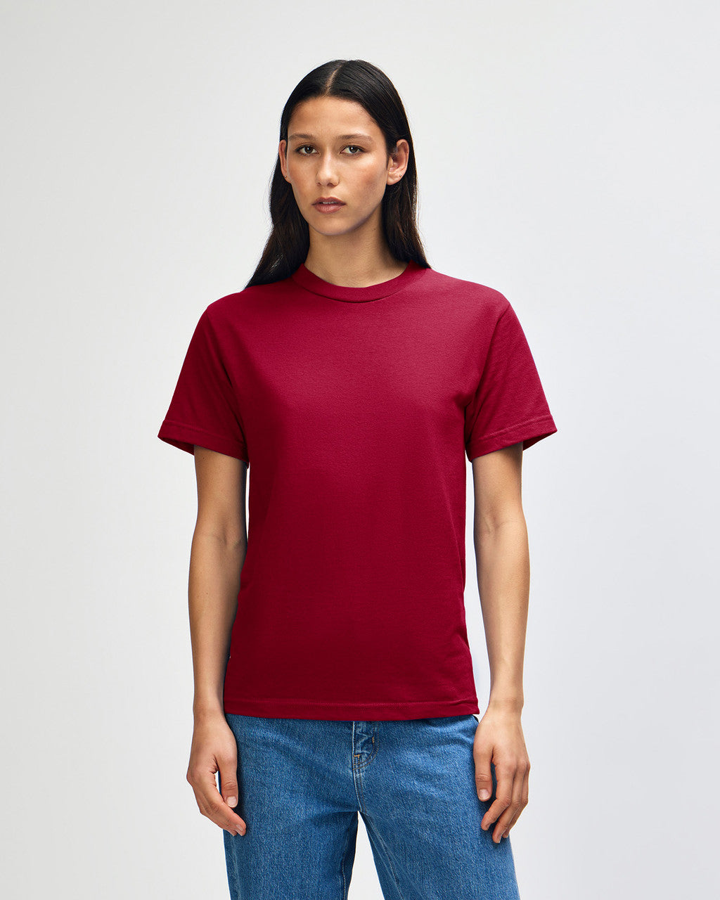 American Apparel Heavyweight Cotton Unisex T-Shirt - Cardinal Red