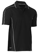 Bisley Cool Mesh Polo with Reflective Piping - BK1425