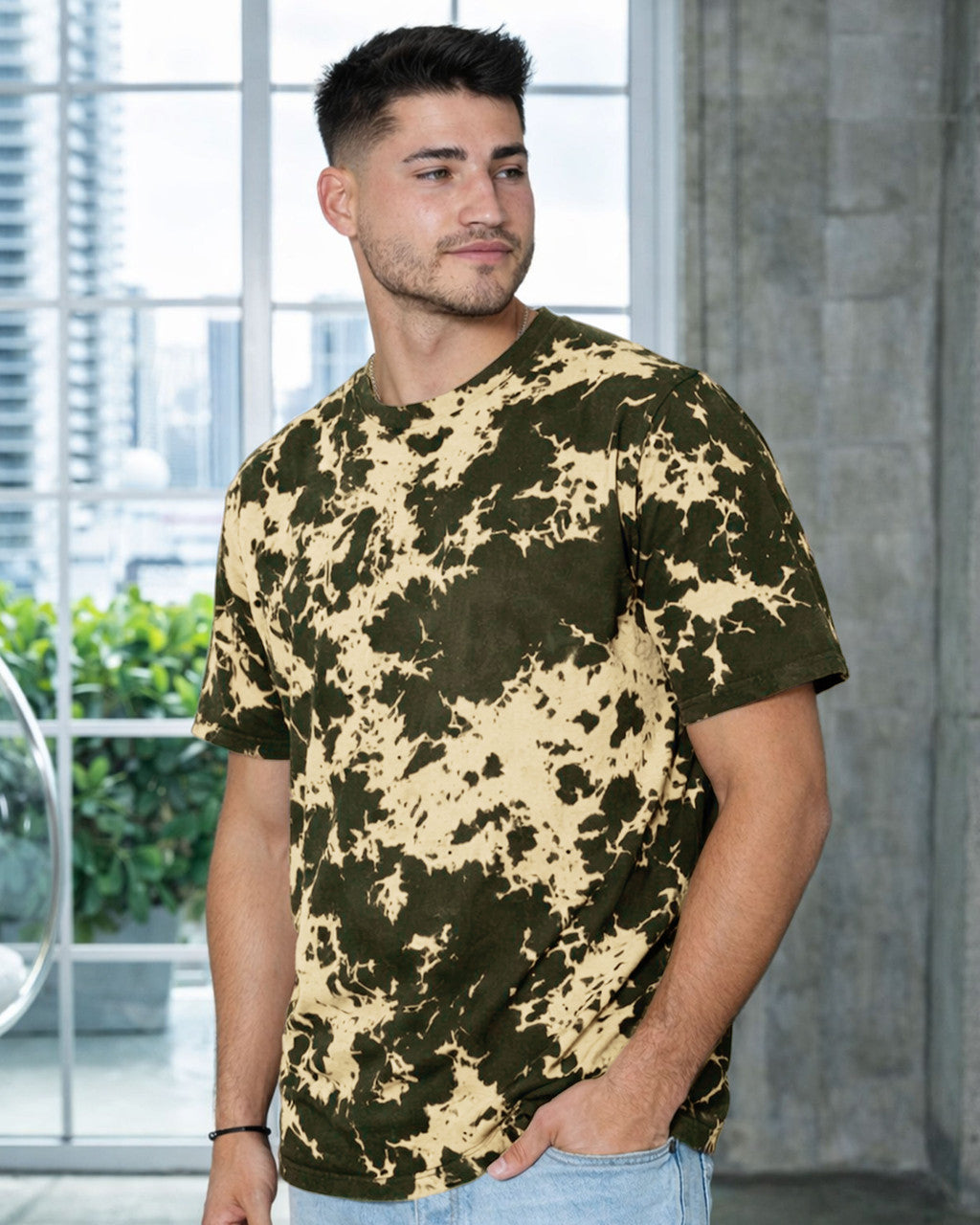 COLORTONE 1385 Colortone® Bleach Out Dyed T-Shirt