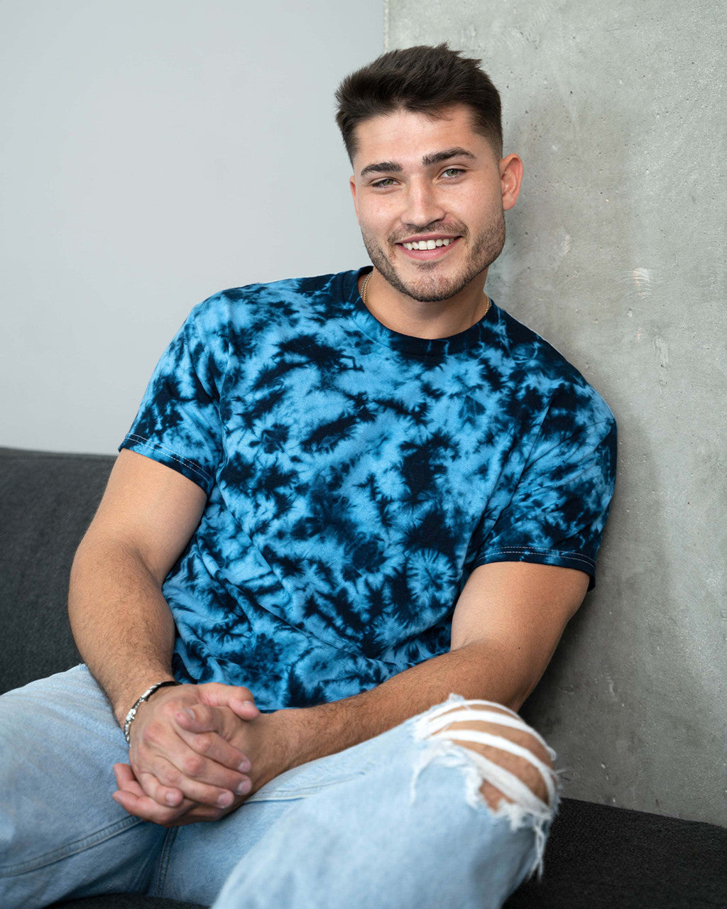 COLORTONE 1390 Colortone® Crystal Wash Adult T-Shirt - Navy