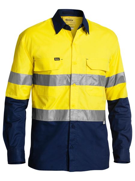 Bisley X Airflow™ Taped Hi Vis Ripstop Shirt - BS6415T