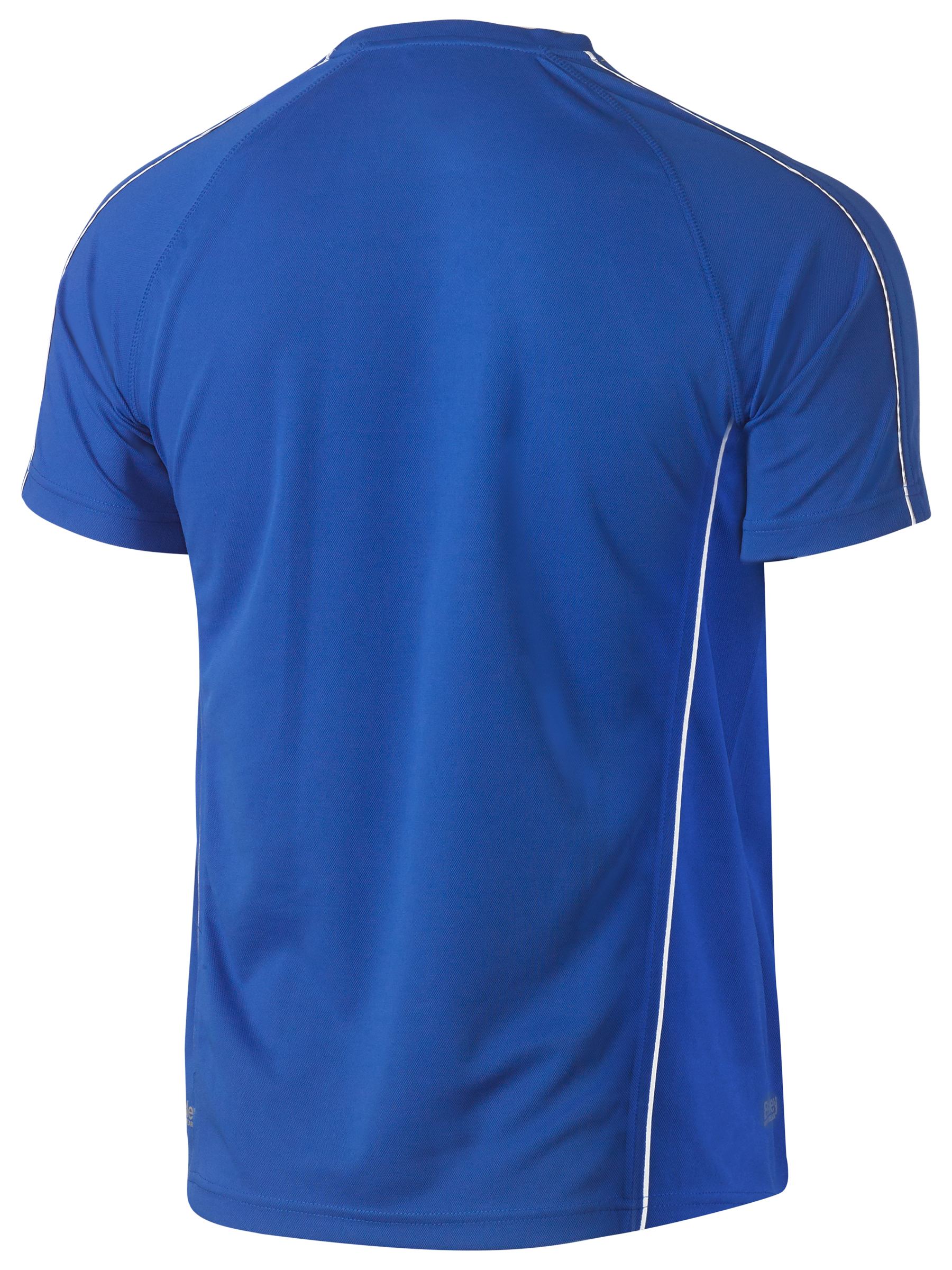 Cool Mesh Tee with Reflective Piping - Royal - Discontinued
