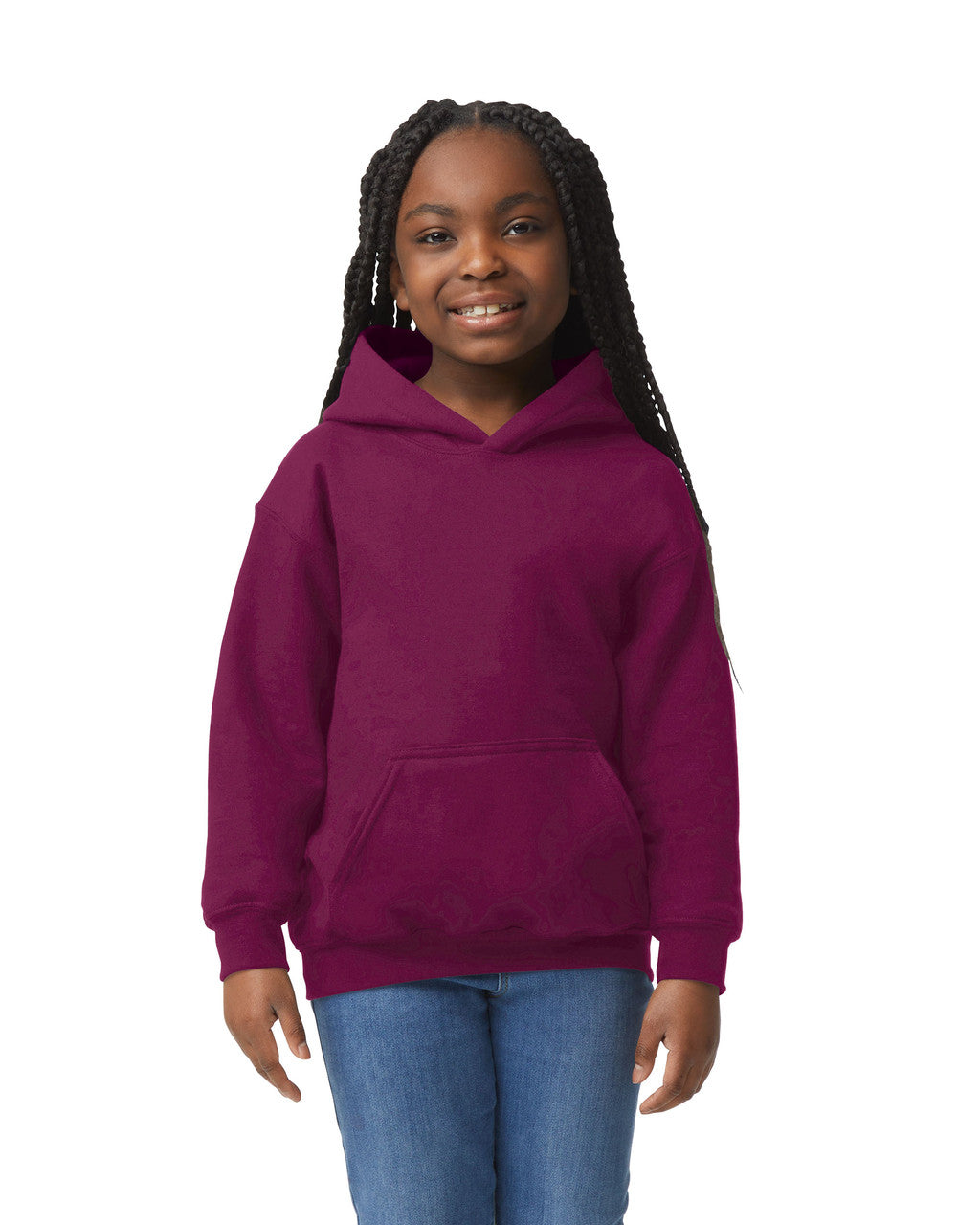 Gildan Heavy Blend Youth Hooded Sweatshirt - Maroon
