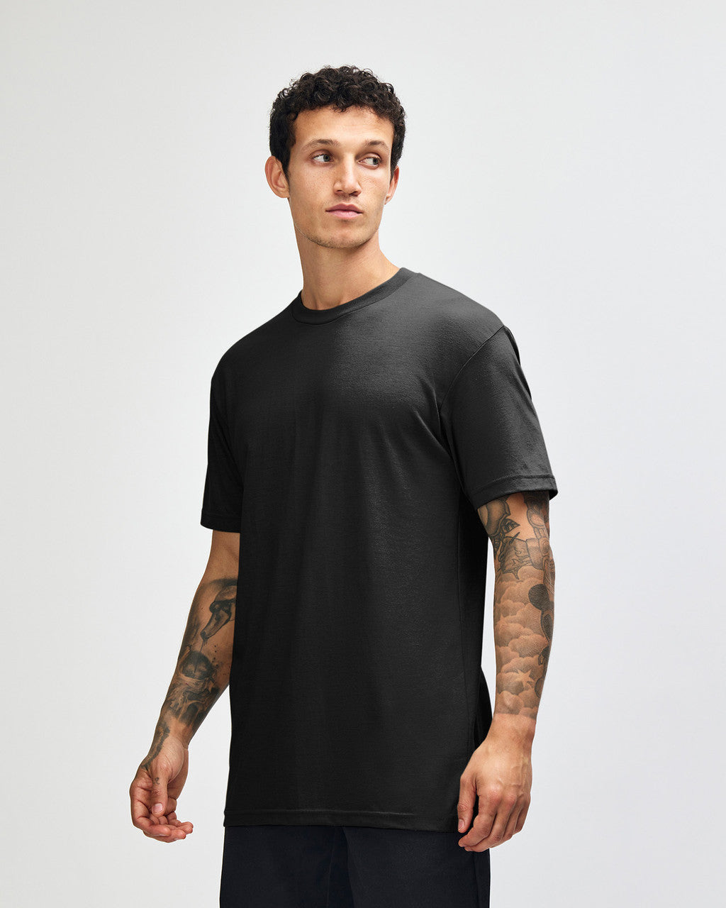 American Apparel Cotton Long Sleeve Fine Jersey T-shirt