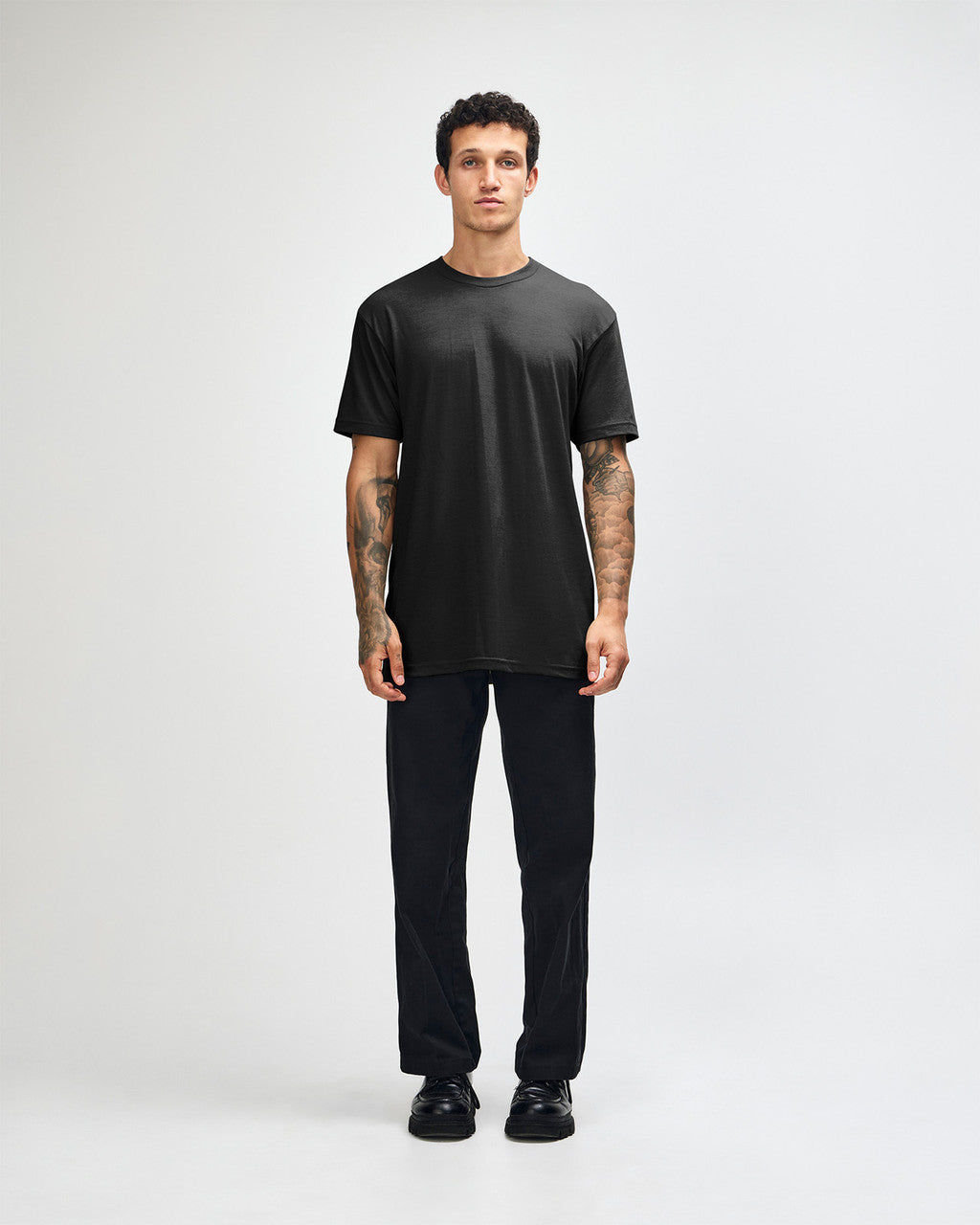 American Apparel Cotton Long Sleeve Fine Jersey T-shirt