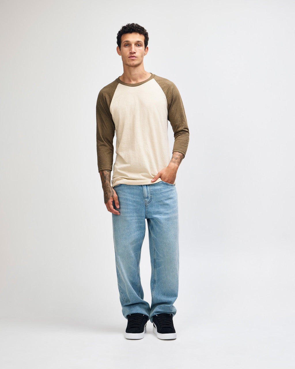 American Apparel CVC Unisex Raglan T-shirt