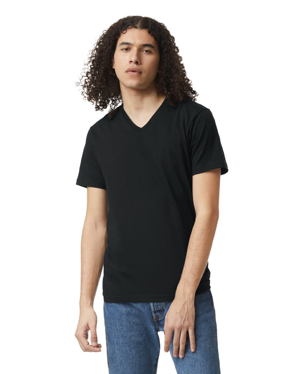 2006CVC American Apparel CVC Unisex V-neck T-shirt