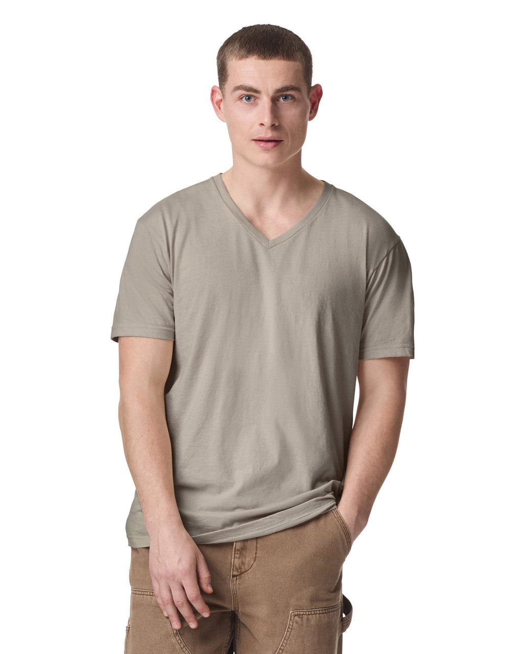 2006CVC American Apparel CVC Unisex V-neck T-shirt