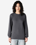 American Apparel Cotton Long Sleeve Fine Jersey T-shirt - Asphalt