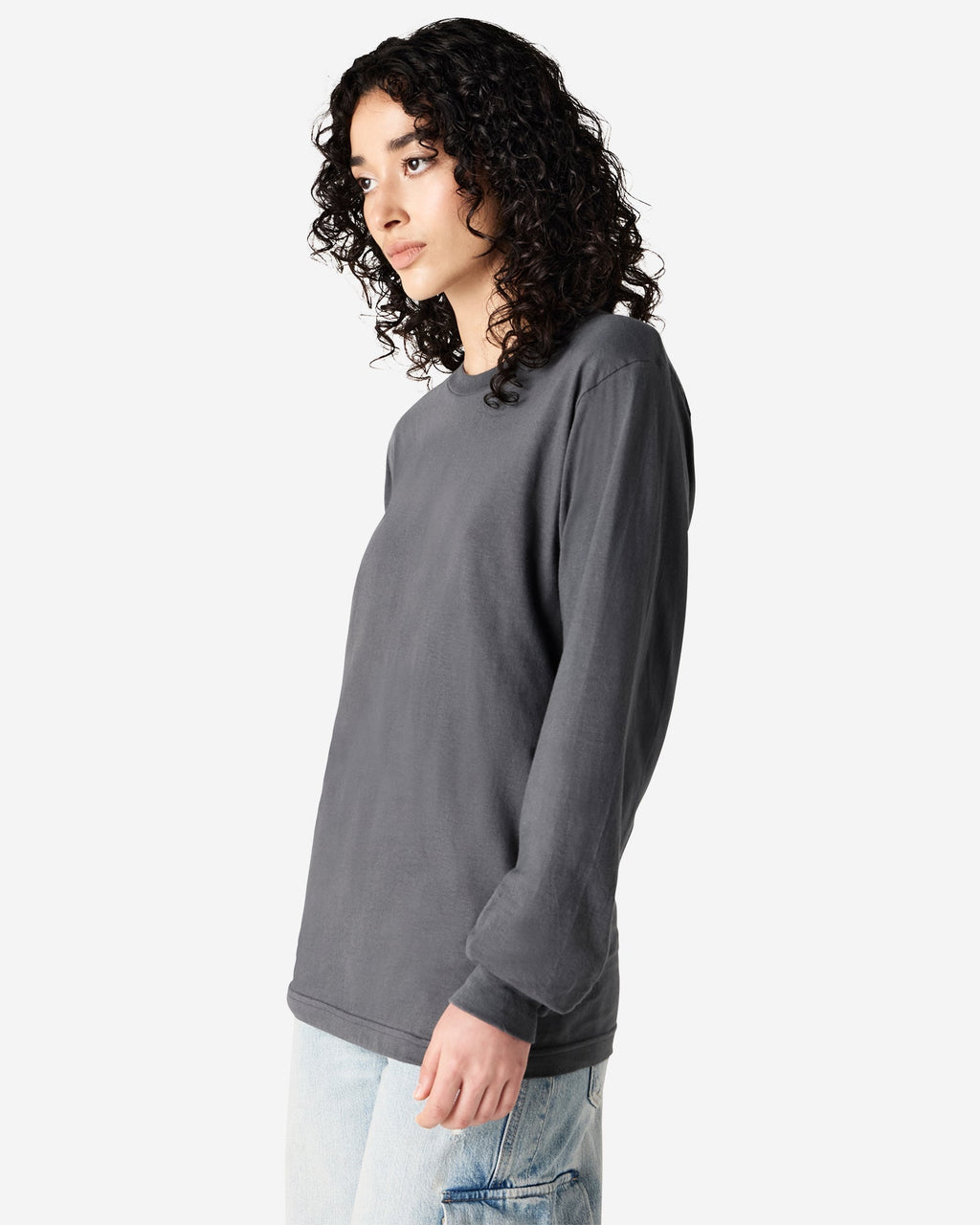 2007 American Apparel Cotton Long Sleeve Fine Jersey T-shirt