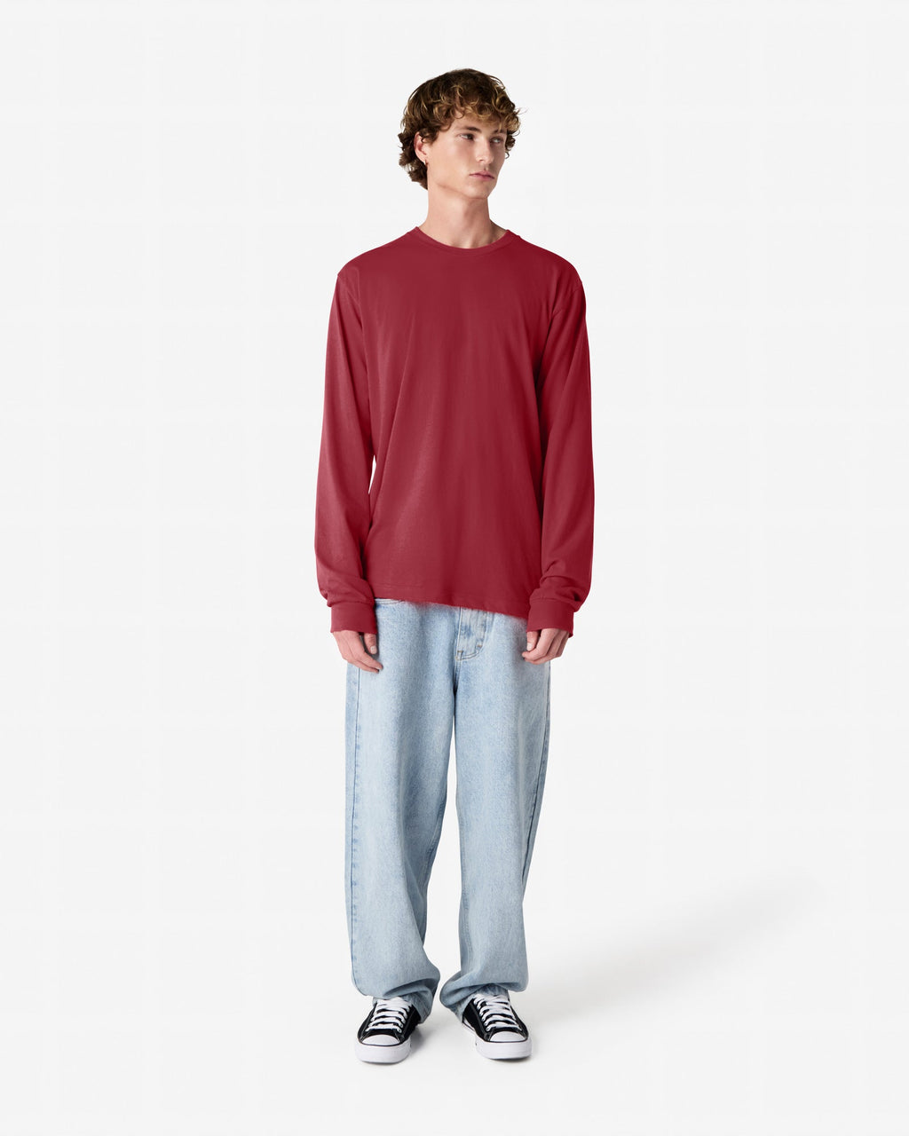 2007 American Apparel Cotton Long Sleeve Fine Jersey T-shirt