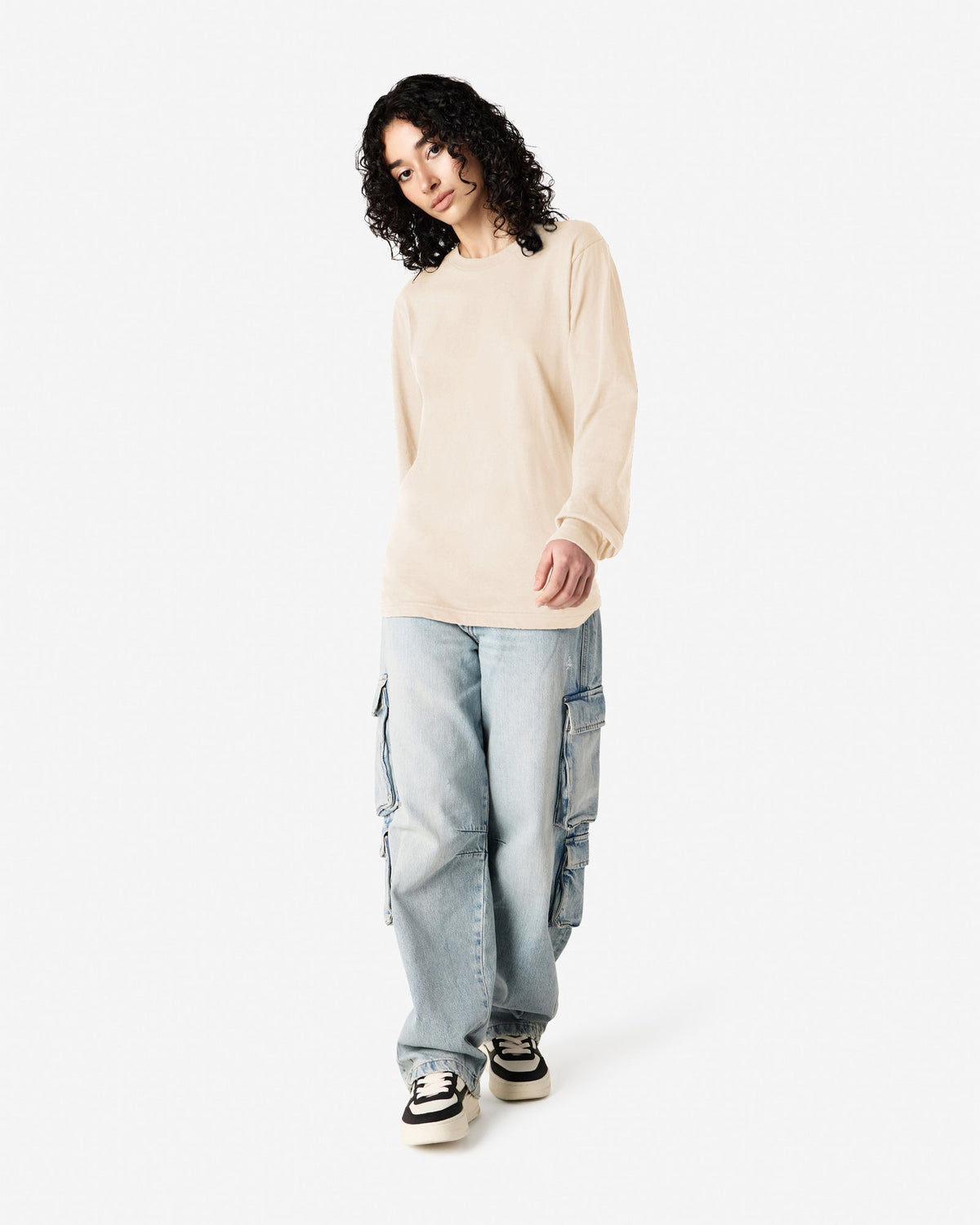 2007 American Apparel Cotton Long Sleeve Fine Jersey T-shirt
