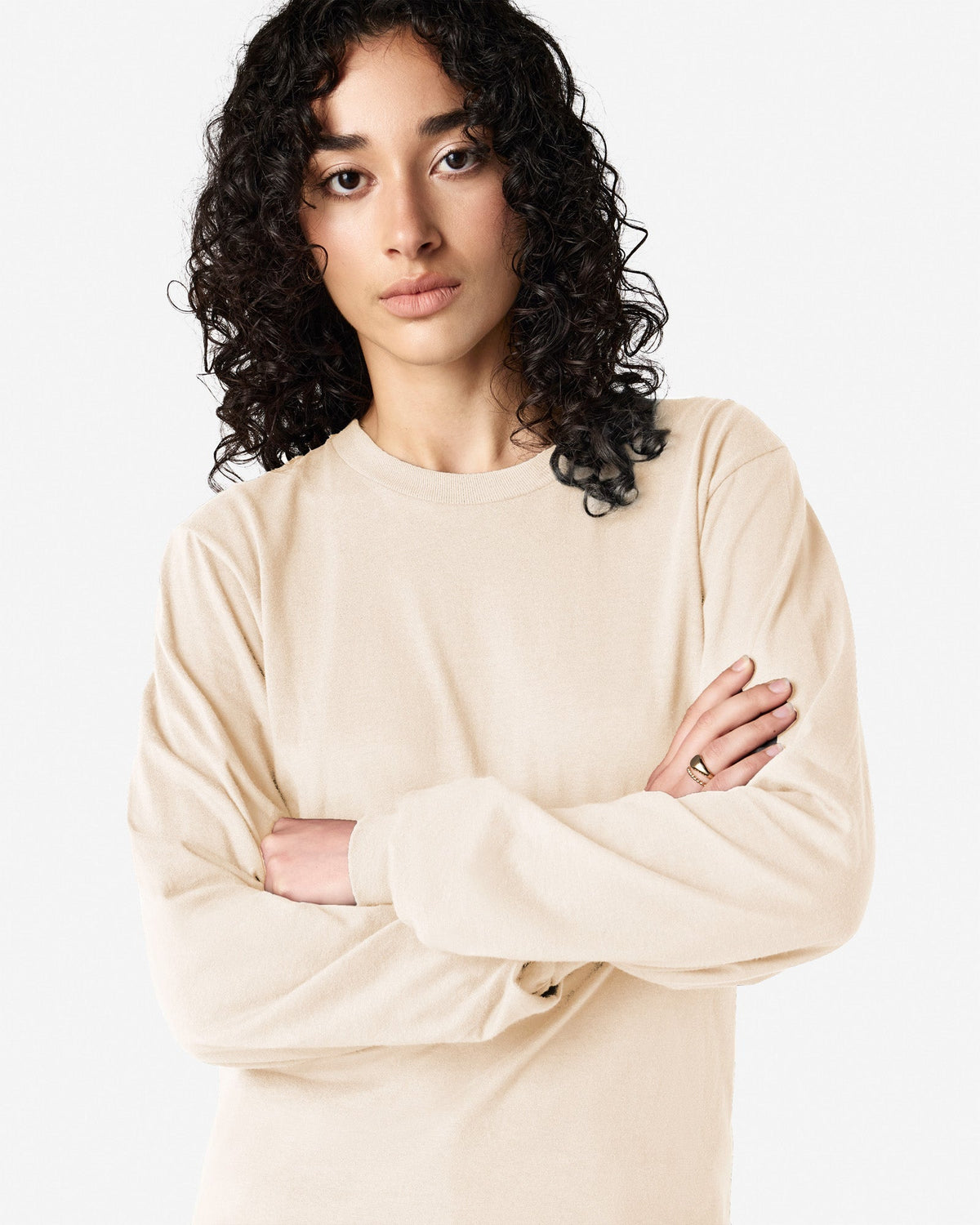 2007 American Apparel Cotton Long Sleeve Fine Jersey T-shirt