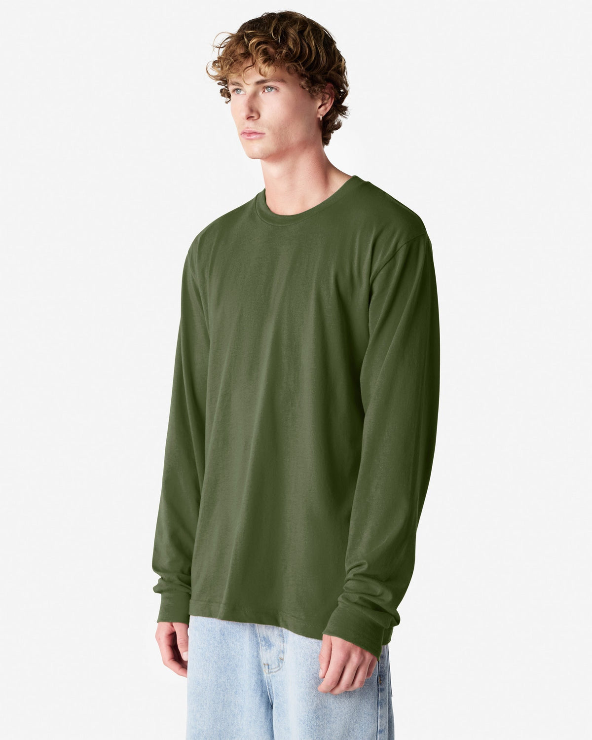 2007 American Apparel Cotton Long Sleeve Fine Jersey T-shirt