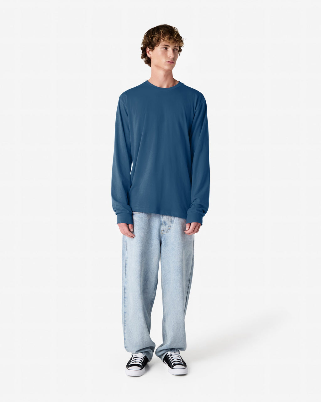 2007 American Apparel Cotton Long Sleeve Fine Jersey T-shirt