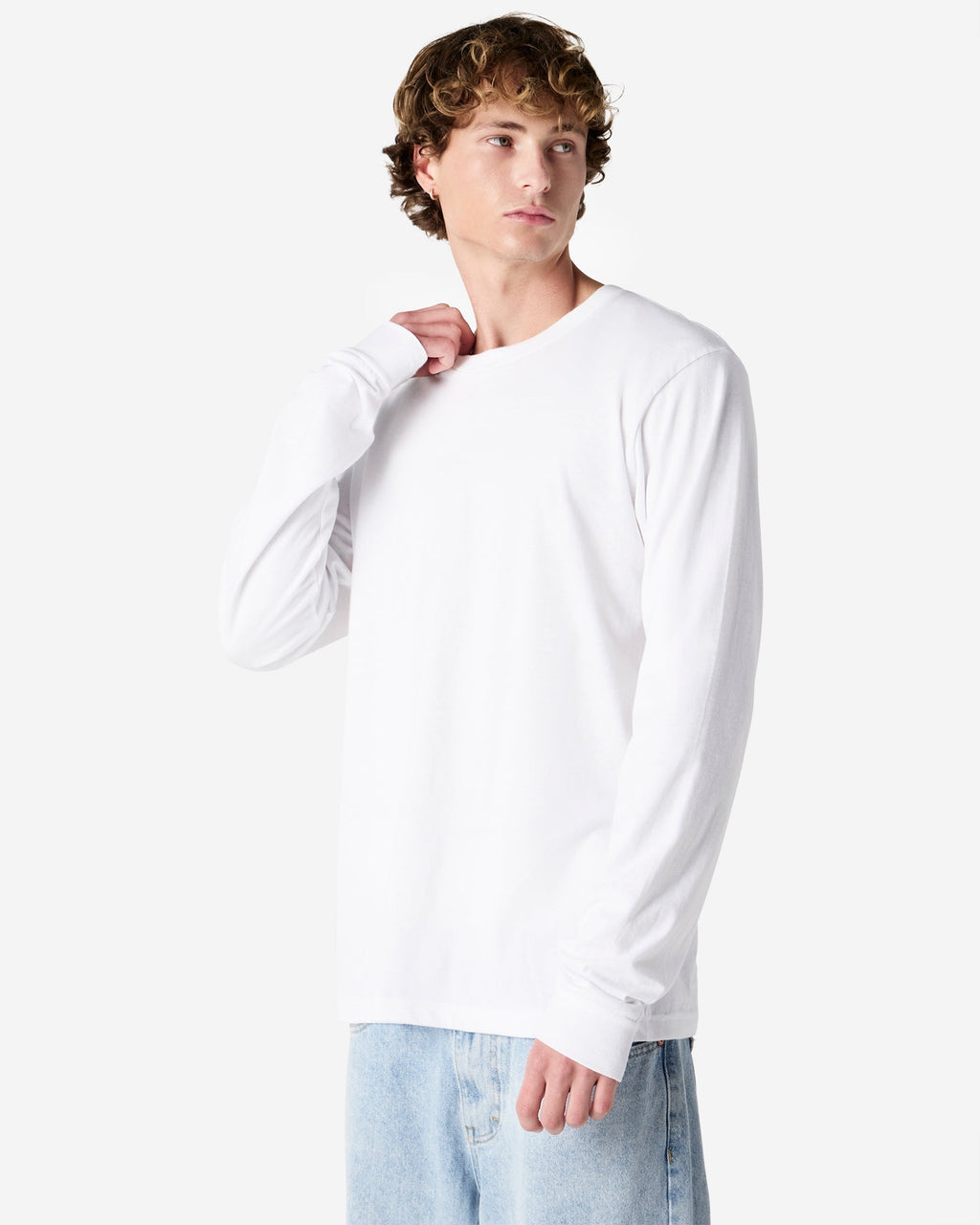 2007 American Apparel Cotton Long Sleeve Fine Jersey T-shirt