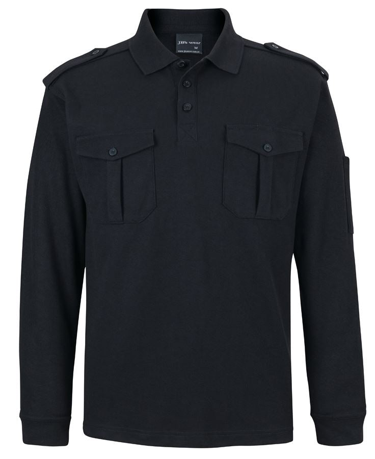 JB's L/S 250 Epaulette Polo 210EL