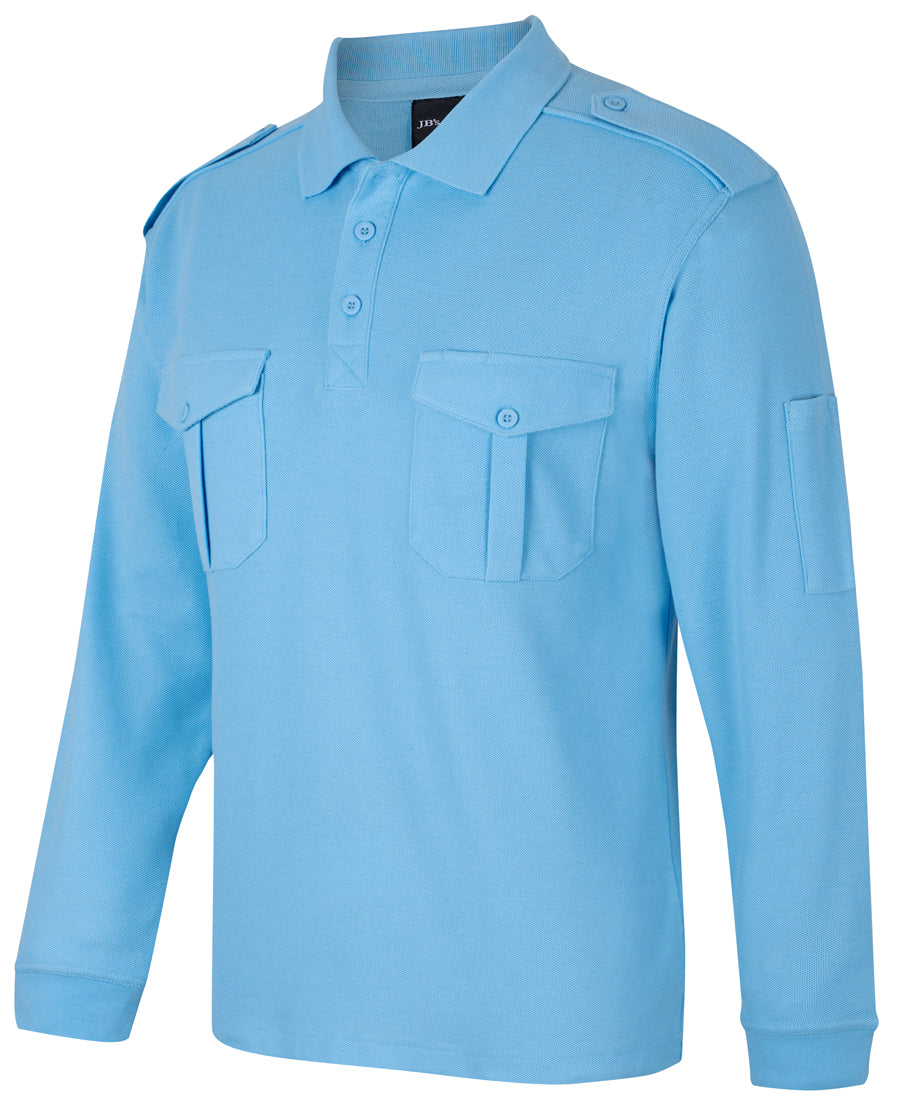 JB's L/S 250 Epaulette Polo 210EL