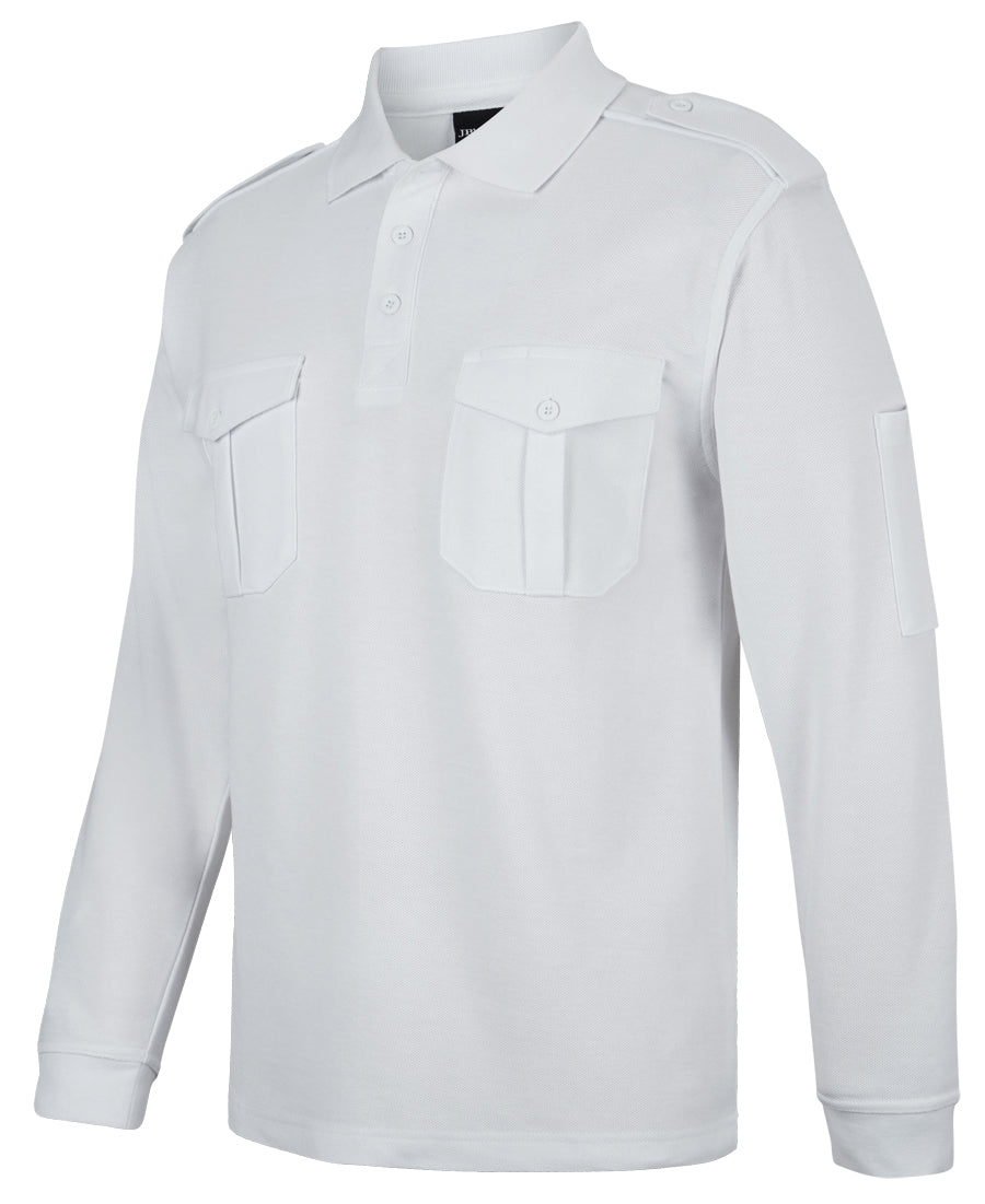 JB's L/S 250 Epaulette Polo 210EL