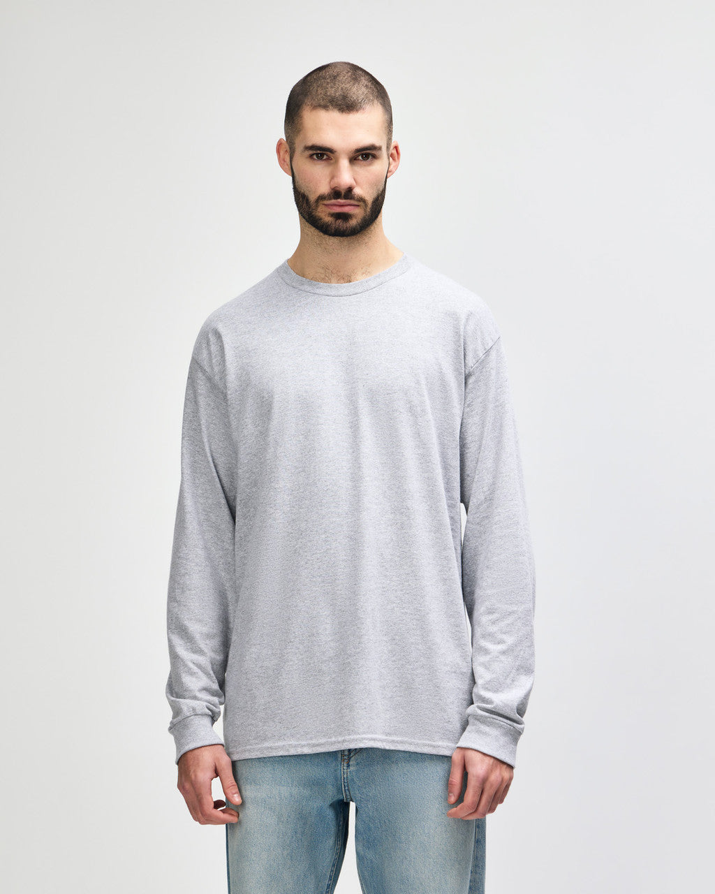 Gildan Ultra Cotton Adult Long Sleeve T-Shirt - Sport Grey