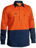Bisley Hi Vis Closed Front Drill Shirt - BSC6267