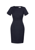 30112 Womens Cool Stretch Short Sleeve Shift Dress