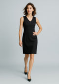 30121 Womens Cool Stretch Sleeveless V-Neck Dress
