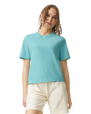 Comfort Colors Women's Heavyweight Boxy T-shirt - Chalky Mint