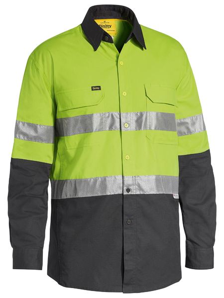 Bisley X Airflow™ Taped Hi Vis Ripstop Shirt - BS6415T
