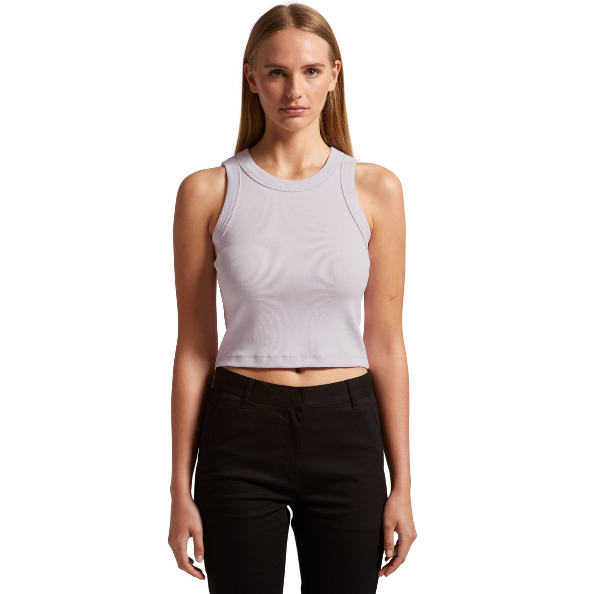 4064G ORGANIC RIB CROP TANK