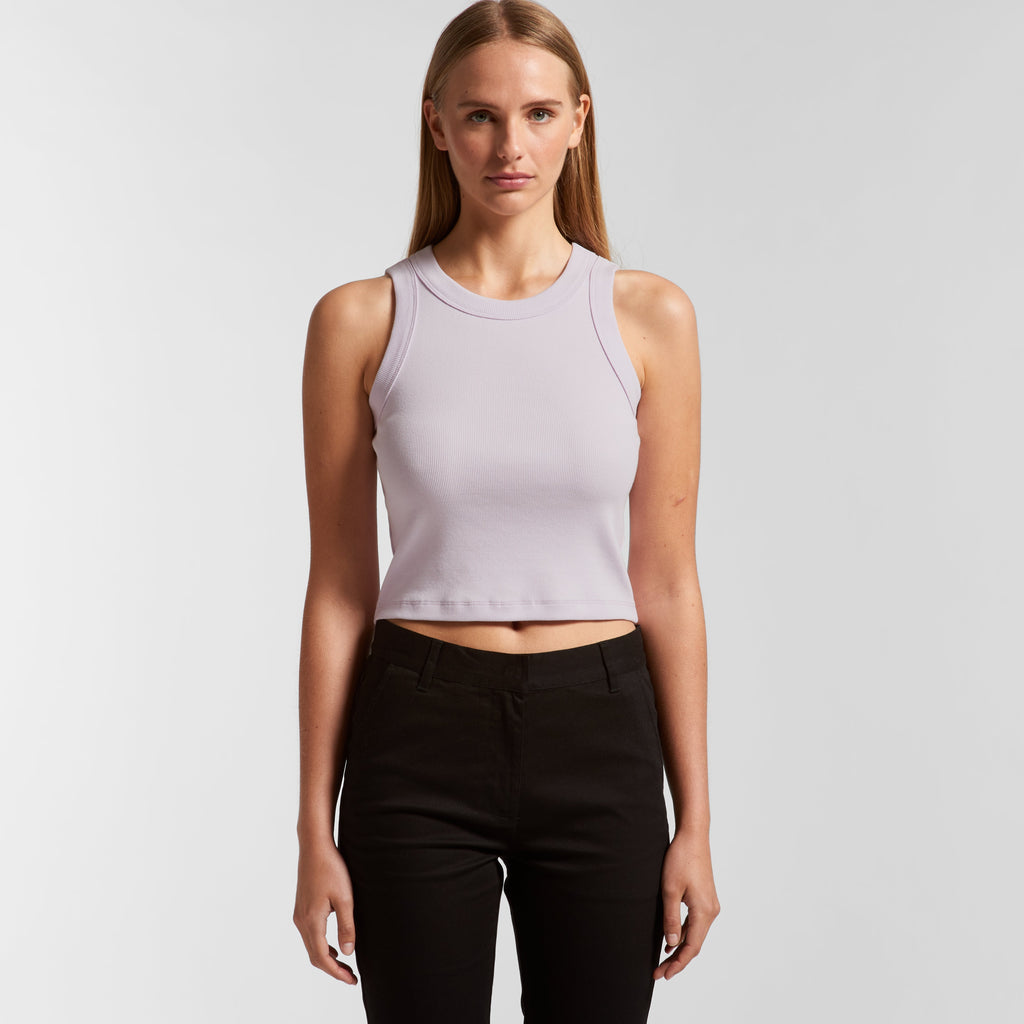 4064G ORGANIC RIB CROP TANK