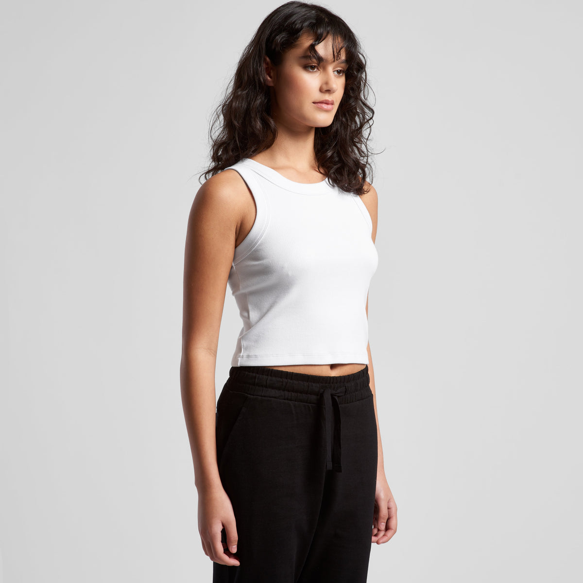 4064G ORGANIC RIB CROP TANK