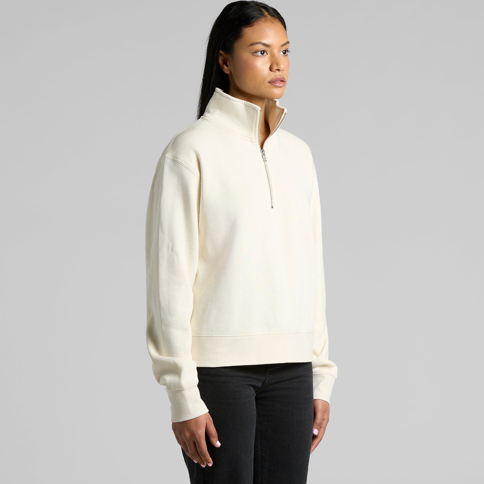 4125 WOS HALF ZIP CREW