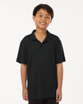 ALL PRO Youth Pro-Lock Performance Polo - Black