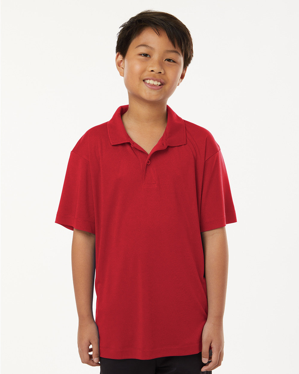 ALL PRO Youth Pro-Lock Performance Polo - Red