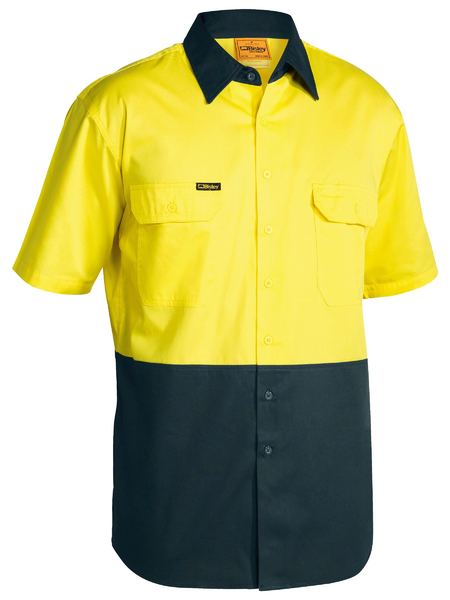 Bisley Hi Vis Cool Lightweight Drill Shirt - BS1895
