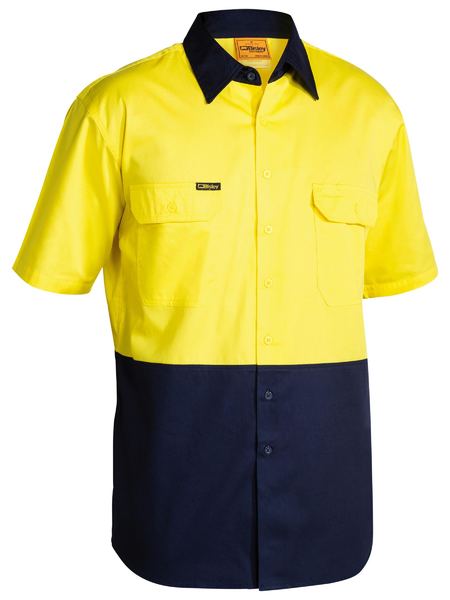 Bisley Hi Vis Cool Lightweight Drill Shirt - BS1895