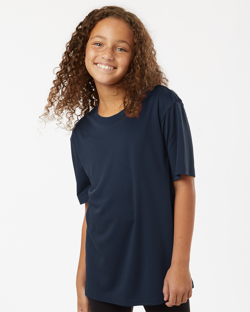 ALL PRO Youth Pro-Lock Performance T-Shirt - Navy