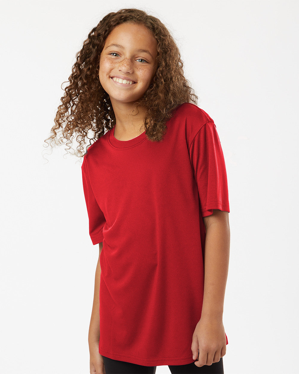 ALL PRO Youth Pro-Lock Performance T-Shirt - Red