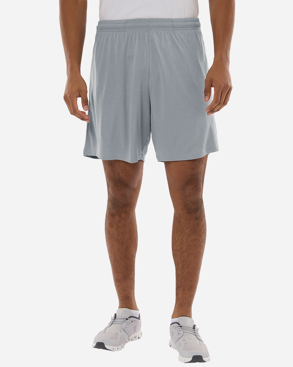 ALL PRO Men's Pro-Lock Performance Short - Heather Steel