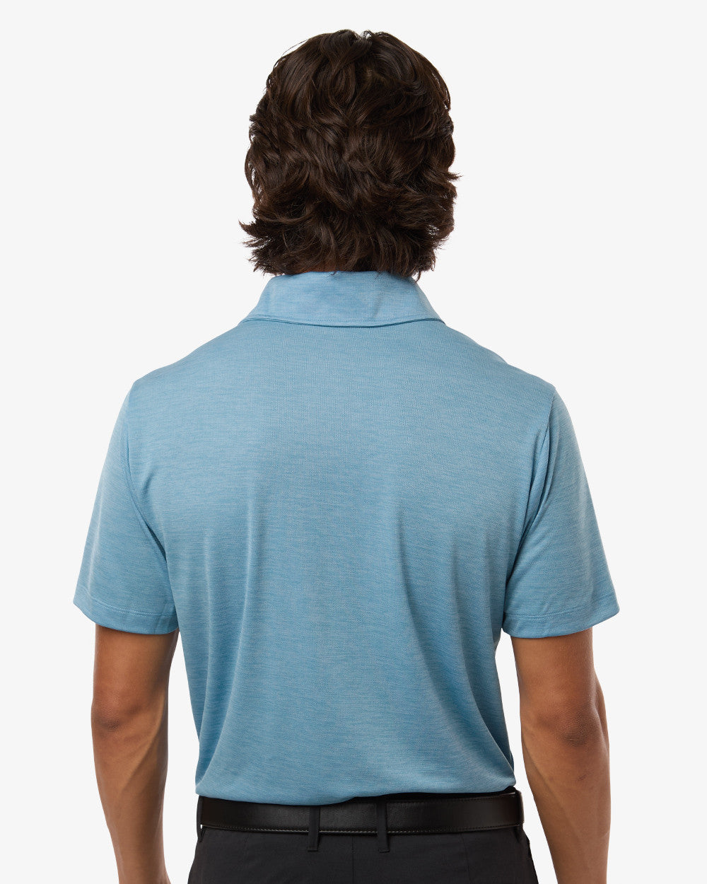 ALL PRO Men's Polyester Heather Melange Polo