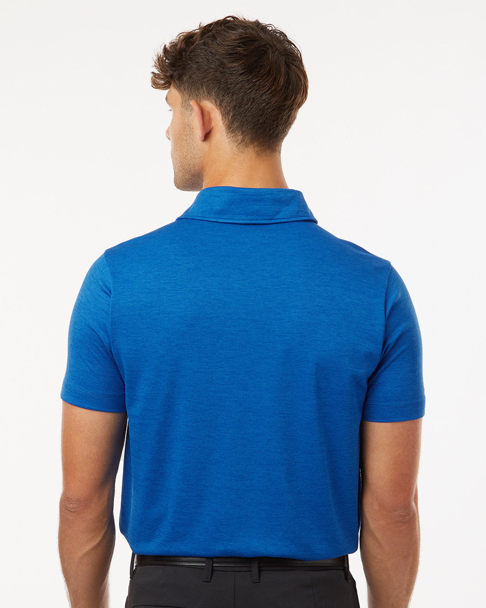 ALL PRO Men's Polyester Heather Melange Polo