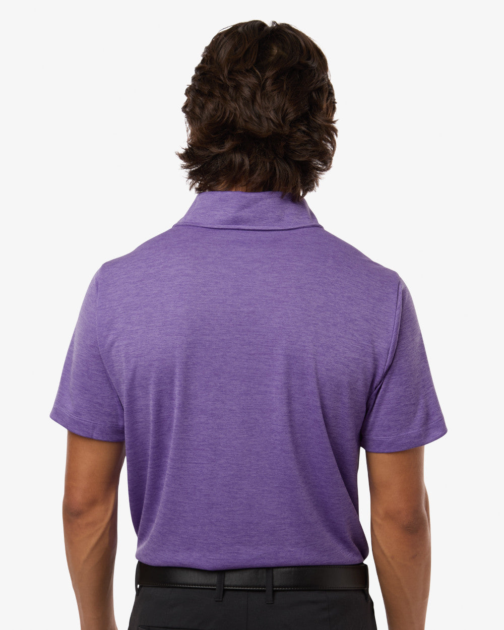 ALL PRO Men's Polyester Heather Melange Polo